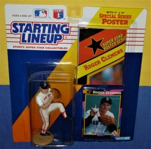 Roger Clemens 1992 Boston Red Sox alineación inicial + póster - Imagen 1 de 3