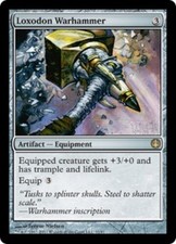 Loxodon Warhammer - Duel Decks: Knights vs Dragons - LP, English MTG Magic FLAT