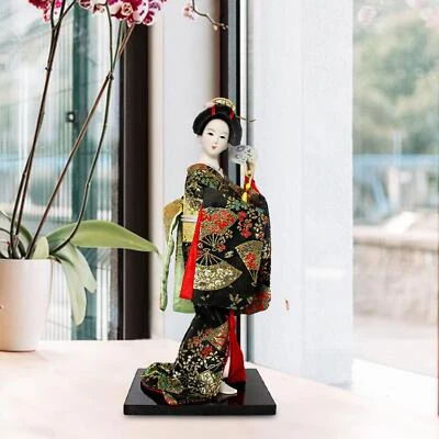30,5 cm große japanische Geisha-Puppe, Lady-Skulptur, Mädchen-Statue, - Bild 1 von 4