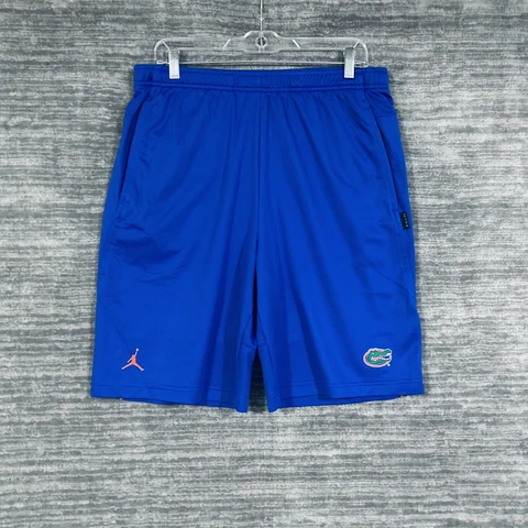 Air Jordan Florida Gators Basketball Shorts Men's Medium M Blue Casual Athletic Cover