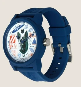 Neu Armani Exchange Unisex Uhr blaue Farbe STREET ART SERIES LESJEANCLOD AX1448 - Bild 1 von 6