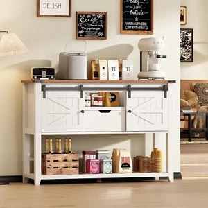 Konsolentisch Sideboard Eingangstisch Flurtisch Holz Sofatisch für Wohnzimmer - Bild 1 von 19