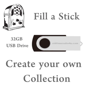Fill a 32gb USB Stick with your Favourite Old Time Radio Shows mp3 - Picture 1 of 1