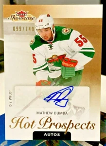 MATHEW DUMBA RC AUTO #99/149 ROOKIE HOT PROSPECTS FLEER 2013 M - Picture 1 of 2