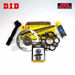 DID JT X-Ring Gold Chain & Sprocket Kit for Ducati 1199 Panigale/S 2012-2014 - Picture 1 of 2