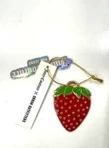 Neu 2022 Juicy Couture Urban Outfitters Strawberry Bling Ornament Limited Editio - Bild 1 von 8