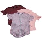 Men's Button Down Short Sleeve Shirts Lot Of 3 Size Large