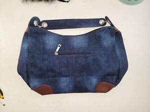 ChicB Denim Handbag Shoulder Strap And Small Purse