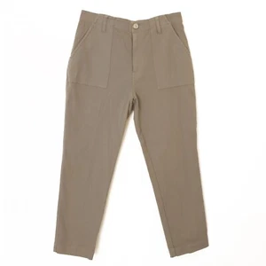 Hudson Utility Straight Chino Pants 28 High Rise Harbor Gray Twill Cotton NEW B8 - Picture 1 of 7
