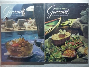 lot of 2 Gourmet The Magazine of Good Living lifestyle June July 1990 - Imagen 1 de 4