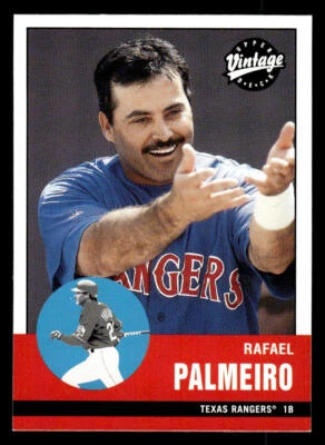 2001 Upper Deck Vintage #81 Rafael Palmeiro Card Texas Rangers - Image 1 of 2