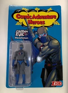 Captain Evil Henchman Comic Adventure Heroes Action Figure 3.75" Zica 2019 New - Picture 1 of 10