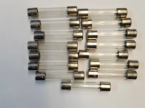 Lot of 15 LittleFuse 3AG 0.5A 250V 1/2 AMP Fast Acting 1/4"x1/4" Glass - Picture 1 of 7