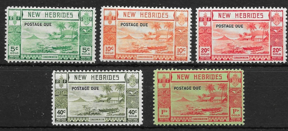 NEW HEBRIDES SGD6/10 1938 POSTAGE DUES MTD MINT - Image 1 of 1