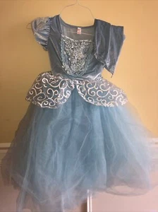 Romy's Collection Princess Blue Tulle Cinderella Halloween Costume Dress-up 6-7Y - Picture 1 of 10