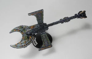 NECRON SCYTHE HARVEST SHIP Metal Battlefleet Gothic BFG Necrons Fleet anni 90 T1c - Foto 1 di 5