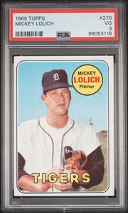 1969 Topps #270 Mickey Lolich PSA 3 - Picture 1 of 2