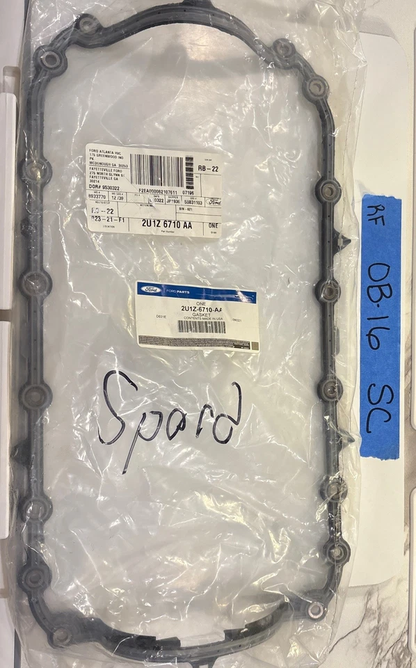 Junta de cárter de aceite original Ford OE 2U1Z-6710-AA para furgoneta E150 E250 E350 calidad OEM Foto 1 de 4