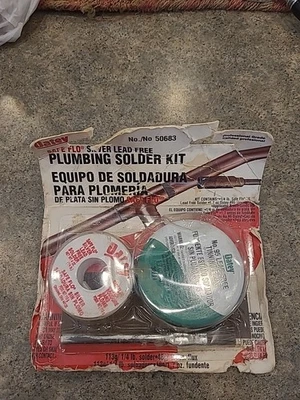 Kit de soldadura y fundente de fontanero sin plomo Oatey Company 50683 Safe Flo Foto 1 de 4