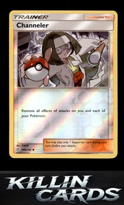 Reverse Holofoil Channeler 190/236 Pokemon Uncommon SM - Unified Minds Card NM - Foto 1 di 2