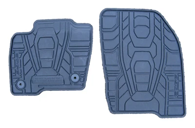 Alfombrillas de goma delanteras estilo bandeja para todo tipo de clima negras Ford Edge 2015-2020 OEM Foto 1 de 4