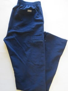 Figs Pants Women Small Tall Blue Technical Collection Scrub Straight Leg Medical - Picture 1 of 10