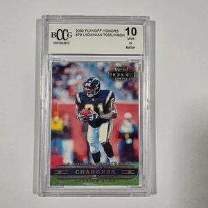 2002 Playoff Honors Ladainian Tomlinson RC BCCG 10 Mint Graded Football Card - Bild 1 von 2