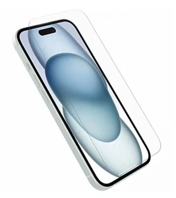 Protector de pantalla de vidrio premium genuino OtterBox Apple iPhone 15 - transparente (77-93937) Foto 1 de 4