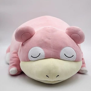 Pokemon Cuscino Giocattolo Peluche Ufficiale Grande 23 Pollici Dormire Slowpoke - Foto 1 di 9
