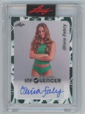 2023 leaf pop century influencer Auto 264/387 Olivia Fabry #IA-28 - Image 1 of 2