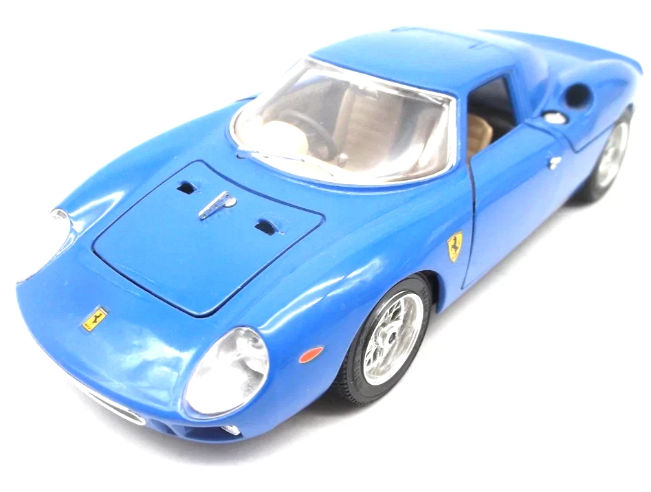 ✅Voiture 1/18 Ferrari 250 Le Mans Bleu Burago Bburago 1:18 Model Die-cast - Photo 1/1