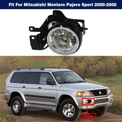Правый передний противотуманный фонарь MR496370 для Mitsubishi Montero Pajero Sport 2000-2006 - Изображение 1 из 4