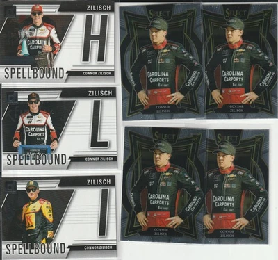 15 Assorted Select Donruss NASCAR Racing Connor Zilisch Rookie Cards - Image 1 of 2