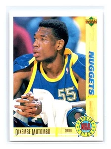 1991-92 cubierta superior italiana #196b Dikembe Mutombo - Imagen 1 de 2