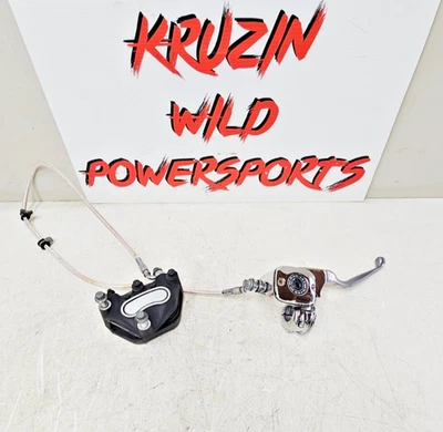 2000 HARLEY SOFTAIL DEUCE тормозной суппорт плетеный шланг 9/16 хром главный цилиндр - Изображение 1 из 4