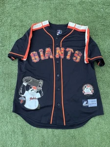San Francisco Giants Jersey Mens Large MLB Baseball Pablo Sandoval Majestic - Picture 1 of 8