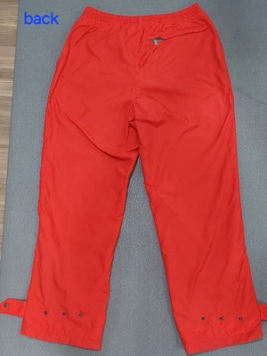 Gander Mountain Mens L Ultrex RED Wind Waterproof Rain Pants Fishing Hiking Golf - Image 1 of 4