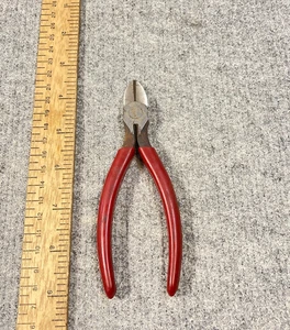 Vintage Klein Pliers Diagonal Cutting Coated Handles #202-5 USA - Picture 1 of 5