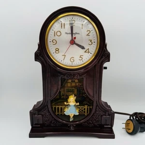 MasterCrafters Bakelite Swinging Girl Electric Mantle Clock Vtg MCM Repair - Picture 1 of 10