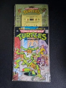 TMNT - Adventures Comic Book & Cassette Tape Set! New Sealed - Picture 1 of 6