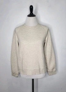 JENNI KAYNE Saturday Sweatshirt Women’s Size XS Long Sleeve Oatmeal - Picture 1 of 11