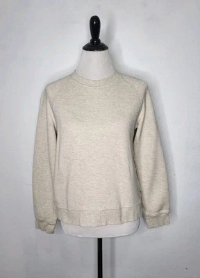 JENNI KAYNE Saturday Sweatshirt Women’s Size XS Long Sleeve Oatmeal - Image 1 of 4