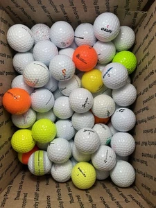 100 Titleist/TaylorMade/Mix Golf Balls 3A/4A PreOwned - Picture 1 of 3