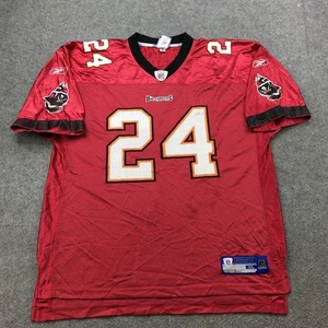 Tampa Bay Buccaneers Jersey Mens XL Red NFL Football Williams 24 Reebok Y2K VTG - Picture 1 of 9