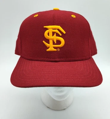 Chapéu de beisebol modelo profissional vintage Florida State Seminoles New Era tamanho 7 3/8 EUA - Imagem 1 de 4