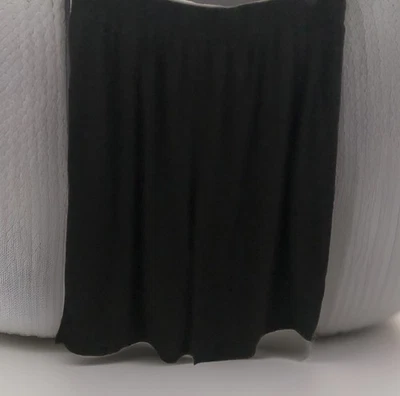 Bloom Chic Pantalones Cortos Negros Fluidos L Ancho Elástico Cintura Bolsillos Tejido Suave Cintura 35” Foto 1 de 4