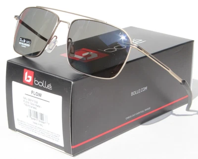 Gafas de sol BOLLE Flow polarizadas doradas mate/voltios + gris TNS NUEVAS $180 Foto 1 de 4