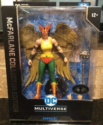 "Nuevo McFarlane Edición Coleccionista 2025 DC Multiverse 7"" JLA - Hawkgirl (Platino)" Foto 1 de 4