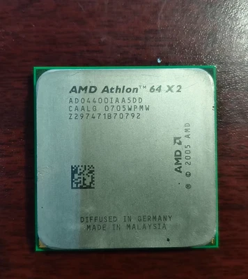 Procesador CPU AMD Athlon 64 X2 4400+ SOCKET 939 2,2 GHz ADV4400DAA6CD 2 MB 89 W Foto 1 de 2