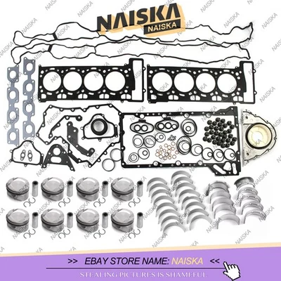 Комплект поршневых подшипников для капитального ремонта двигателя для BMW 750i X5 X6 F02 F15 E71 E70 N63 4.4 - Изображение 1 из 4